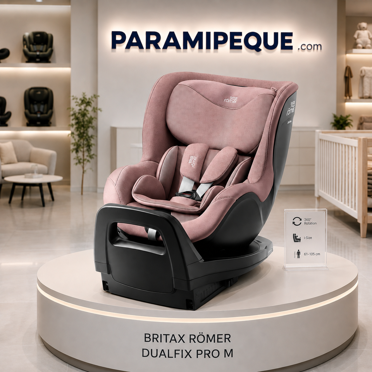 Britax Römer DUALFIX PRO M silla giratoria i-Size